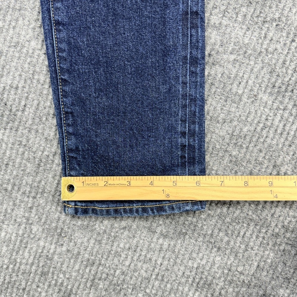 AE77 Classic‎ Selvedge Jeans Mens 27x30 Blue Medium Wash Straight Stretch Denim - Picture 14 of 16